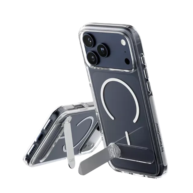 PanzerGlass CARE Feature Case Kickstand & MagSafe iPhone 17 Pro Max Transparent