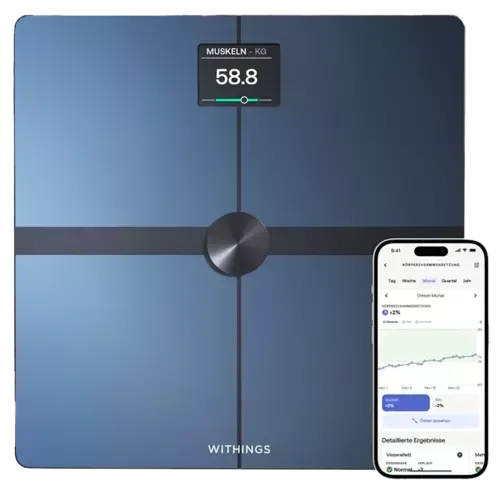 Withings WLAN-Personenwaage Body Smart Schwarz