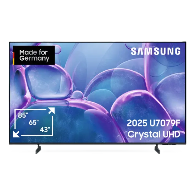 Samsung 50 Zoll Crystal UHD U7079F4K Smart TV (2025) GU50U7079FUXZG Schwarz