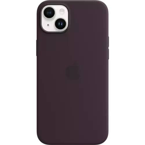 Apple iPhone 14 Plus Silikon Case mit MagSafe Holunder