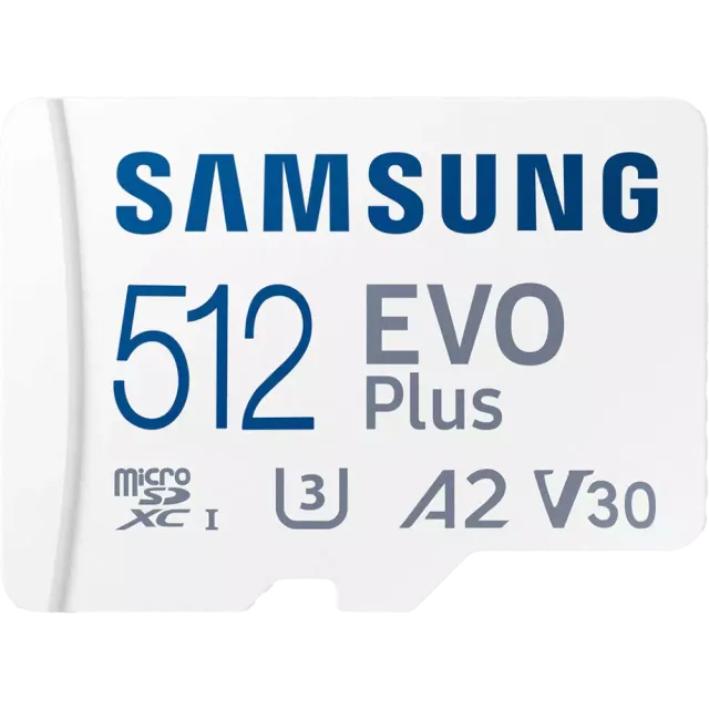 Samsung microSD Card EVO Plus 512 GB Blau