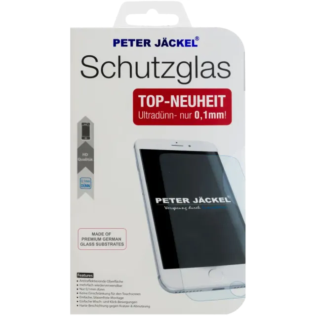 Peter Jäckel HD SCHOTT Glass 0,1 mm Apple iPhone SE (2022)/ SE (2020)/ 8/ 7/ 6/ 6S