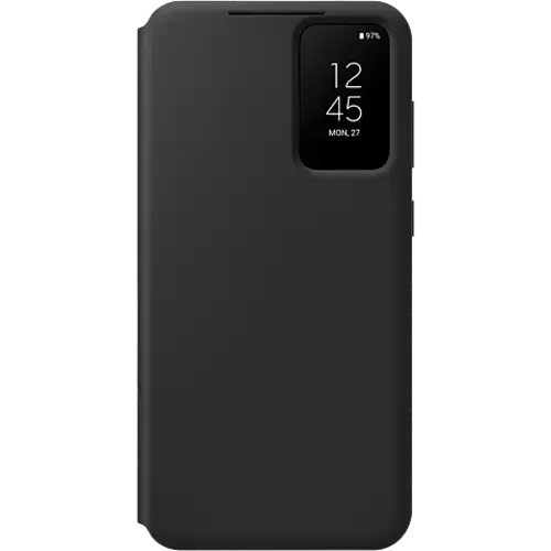 Samsung S-View Wallet Cover Galaxy S23+ Schwarz