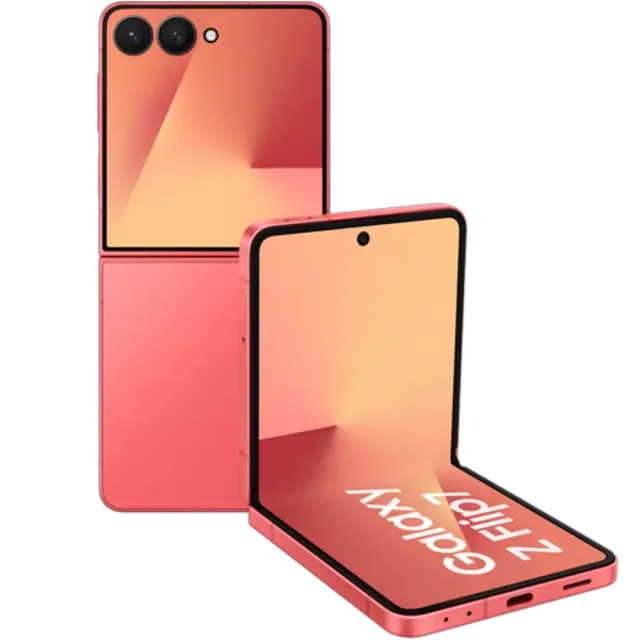 Samsung Galaxy Z Flip7 Coralred