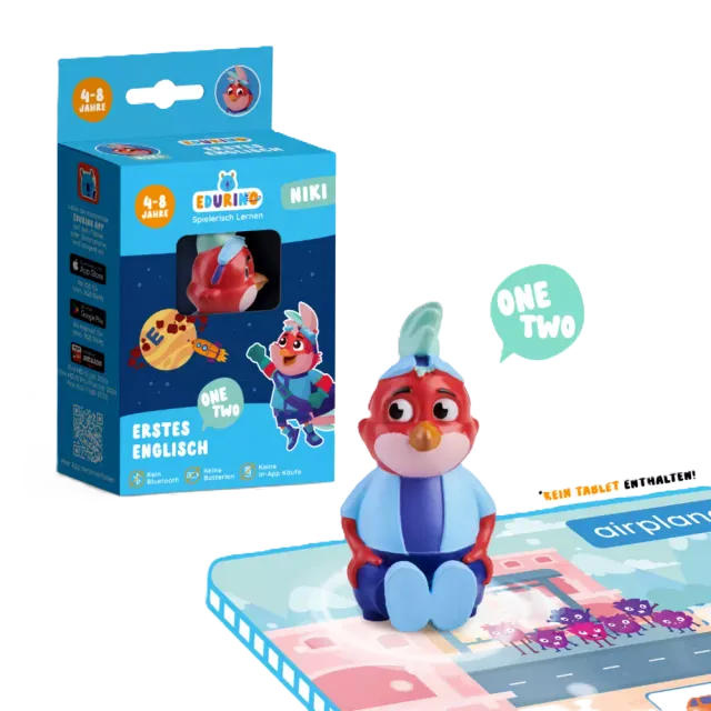 Edurino Figur Niki - Erstes Englisch Bunt