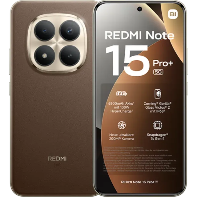 XIAOMI Redmi Note 15 Pro+ 5G Mocha Brown