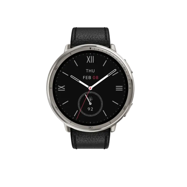 Amazfit Active 2 Premium Black Leather
