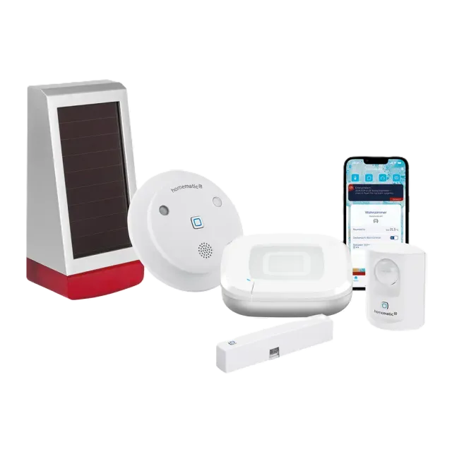 Homematic IP Starter Set Alarm + Außensirene Weiß