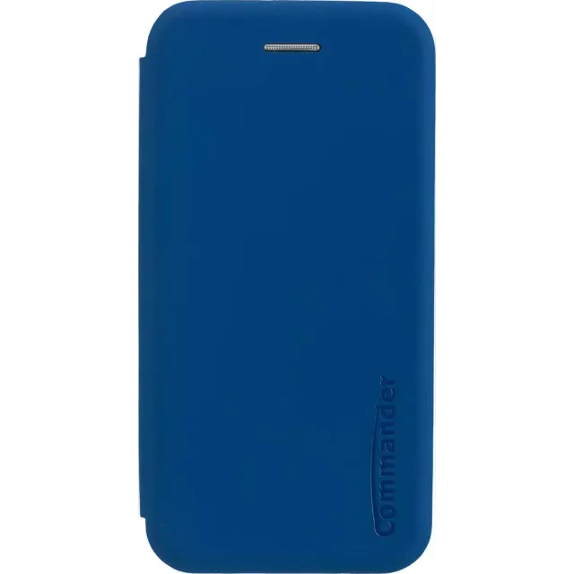 Peter Jäckel Book Case CURVE Apple iPhone SE (2022)/ SE (2020)/ 8/ 7 Soft Touch Maritim Blau