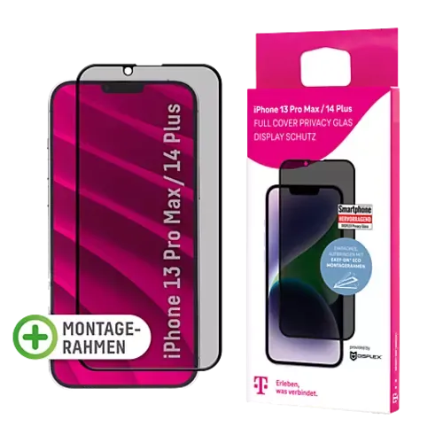 Displex Privacy Display Glas Apple iPhone 14 Plus Transparent
