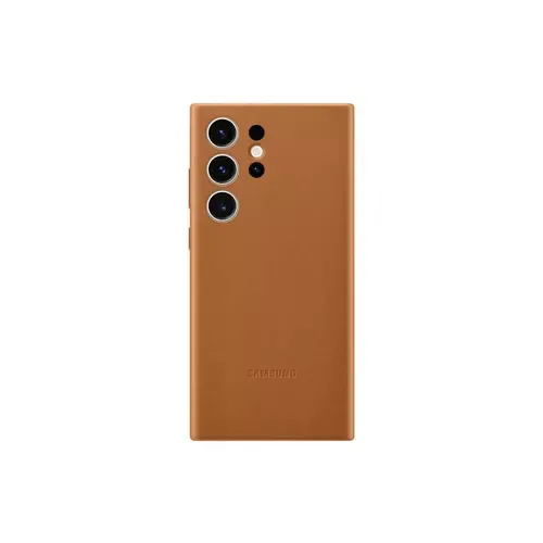 Samsung Galaxy S23 Ultra Leather Case Camel