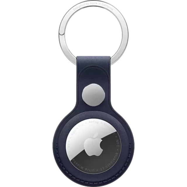 Apple Airtag Schlüsselanhänger Feingewebe Moosgrün