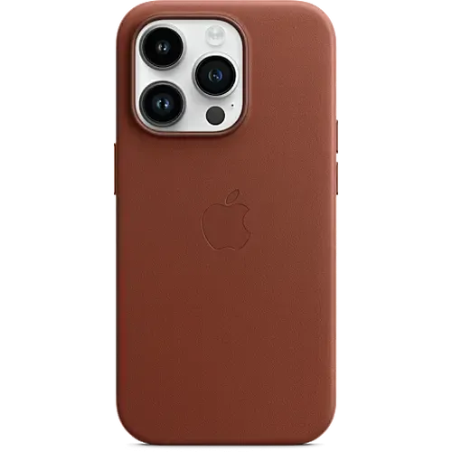 Apple Leder Case iPhone 14 Pro Max Umbra
