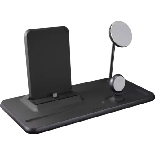 Zens 4-in-1 iPad + MagSafe Charging Station Schwarz