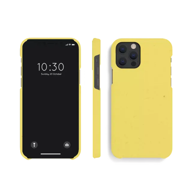 agood Case für iPhone 12/Pro Yellow Neon