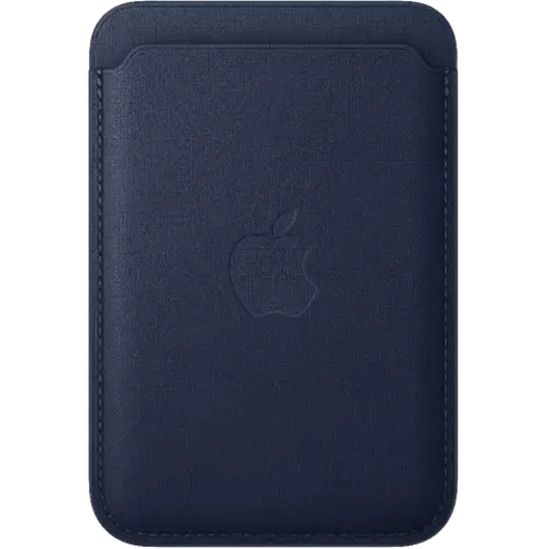 Apple iPhone Feingewebe Wallet mit MagSafe Pazifikblau