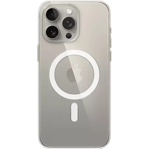 Apple Clear Case iPhone 15 Pro Max mit MagSafe Transparent