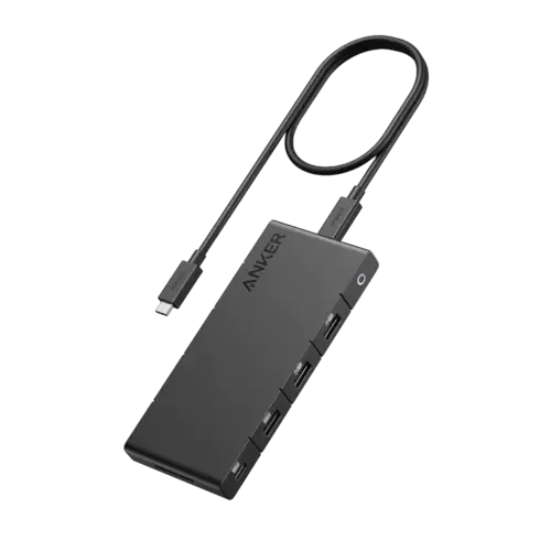 Anker 364 USB-C Hub 10-in-1 Dual 4K HDMI Black