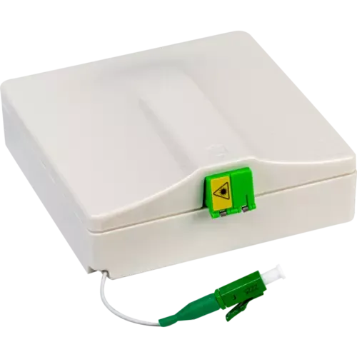 Omelcom Glasfaser-Verlängerungsbox 30m Weiß