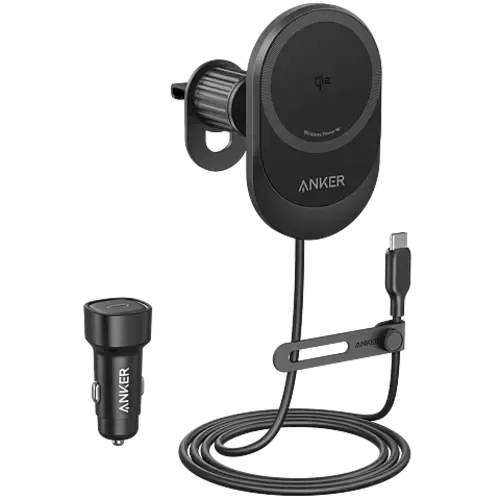 Anker 15W MagGo Wireless Car Charger Weiß
