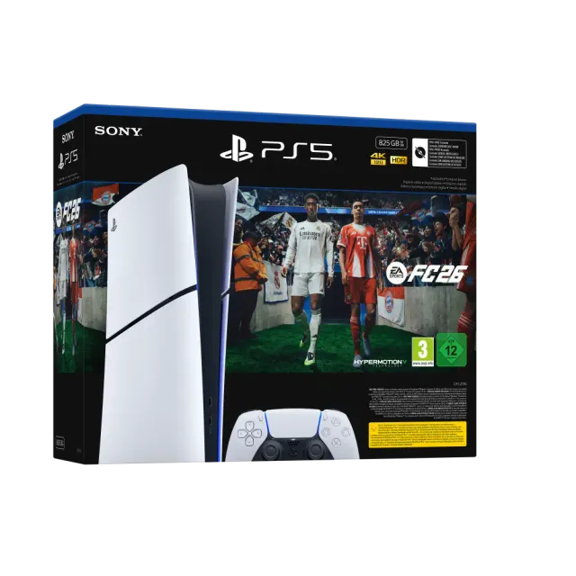 Sony PlayStation®5 Digital-Edition 825 GB – EA SPORTS FC™ 26 Bundle Weiß
