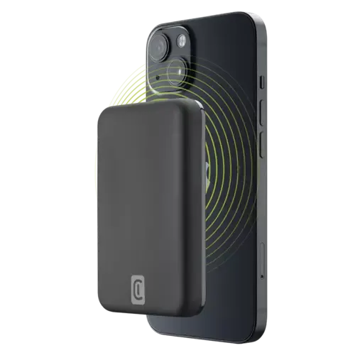 Cellularline MagSafe Wireless Power Bank MAG 5000 Schwarz