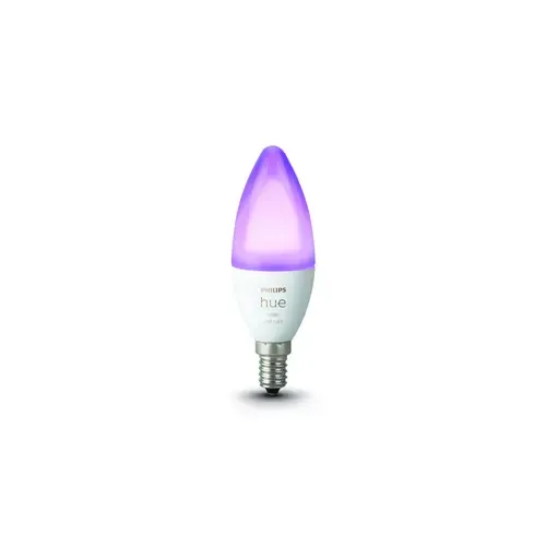 Philips Hue White & Col. Amb. E14 Einzelpack 1x470lm Weiß