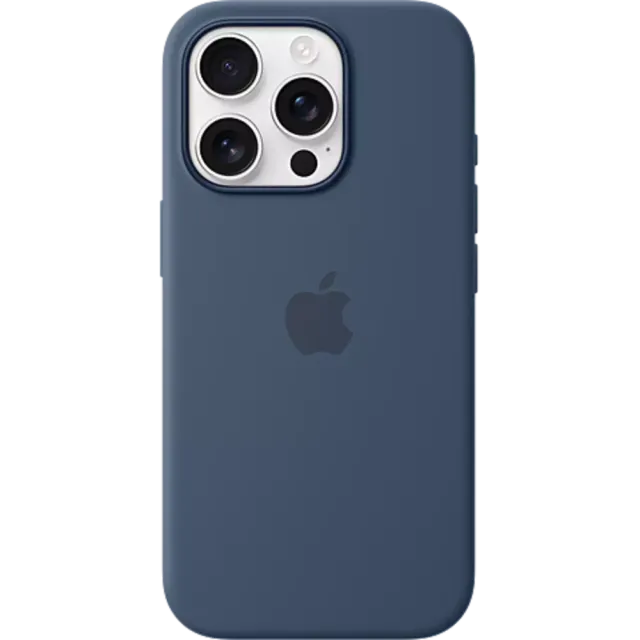 Apple Silikon Case iPhone 16 Pro Denim