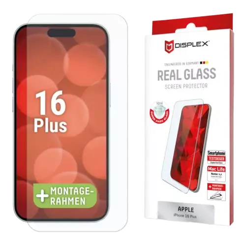 Displex Real Glass iPhone 16 Plus Transparent