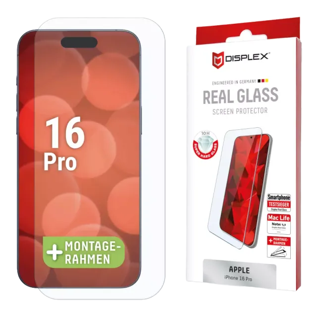 Displex Real Glass iPhone 16 Pro Transparent