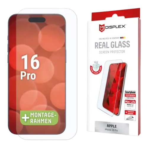 Displex Real Glass iPhone 16 Pro Transparent