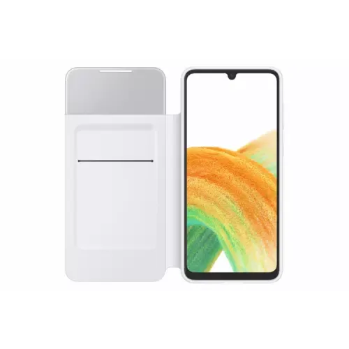 Samsung Galaxy A33 S View Wallet Cover Weiß
