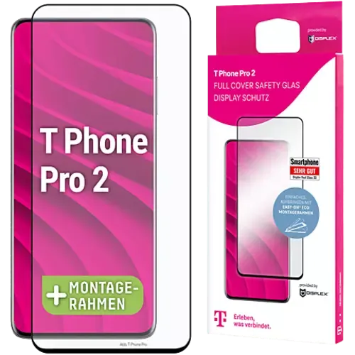 Displex Full Screen Glas Telekom T Phone Pro 2 Transparent
