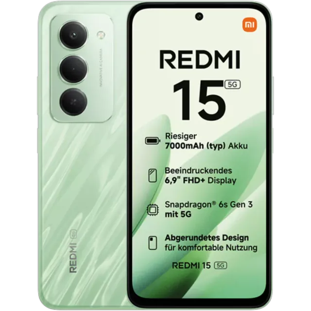 XIAOMI Redmi 15 5G Ripple Green