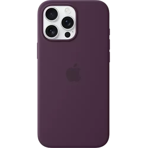 Apple Silikon Case iPhone 16 Pro Max Pflaume