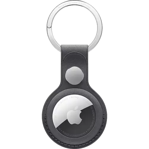 Apple AirTag Feingewebe Schlüsselanhänger Schwarz
