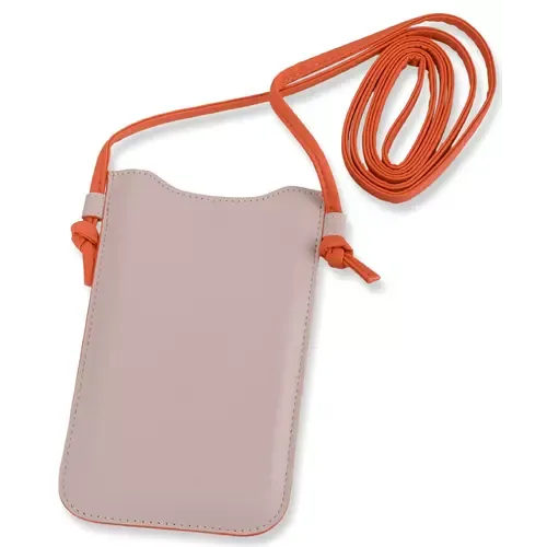 Peter Jäckel Necklace Sleeve Uni 6.9 z.B. Samsung S20/ S21 Ultra/ iPhone 13 Pro Max Rosa