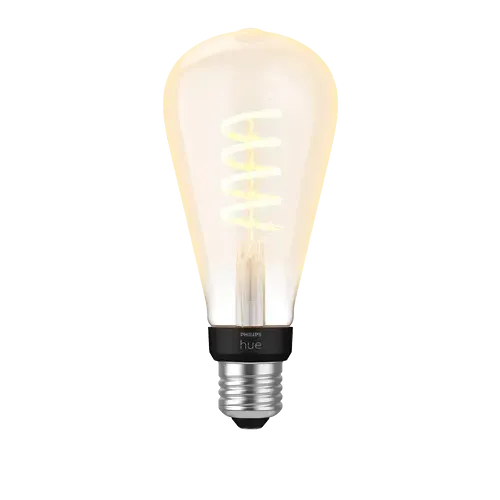 Philips Hue White Ambiance E27 Einzelpack Giant Edison ST72 Filament Weiß