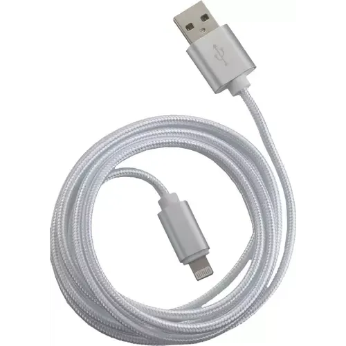 Peter Jäckel FASHION 1,5m USB Data Cable Apple Lightning mit Sync- und Ladefunktion Weiß
