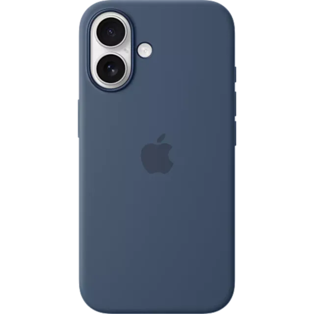 Apple Silikon Case iPhone 16 Denim