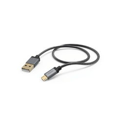 Hama USB-Kabel Lade-Sync-Kabel Micro-USB Metall