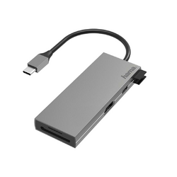 Hama USB-C-Hub Multiport 6 Ports 2x USB-A USB-C HDMI™ SD microSD