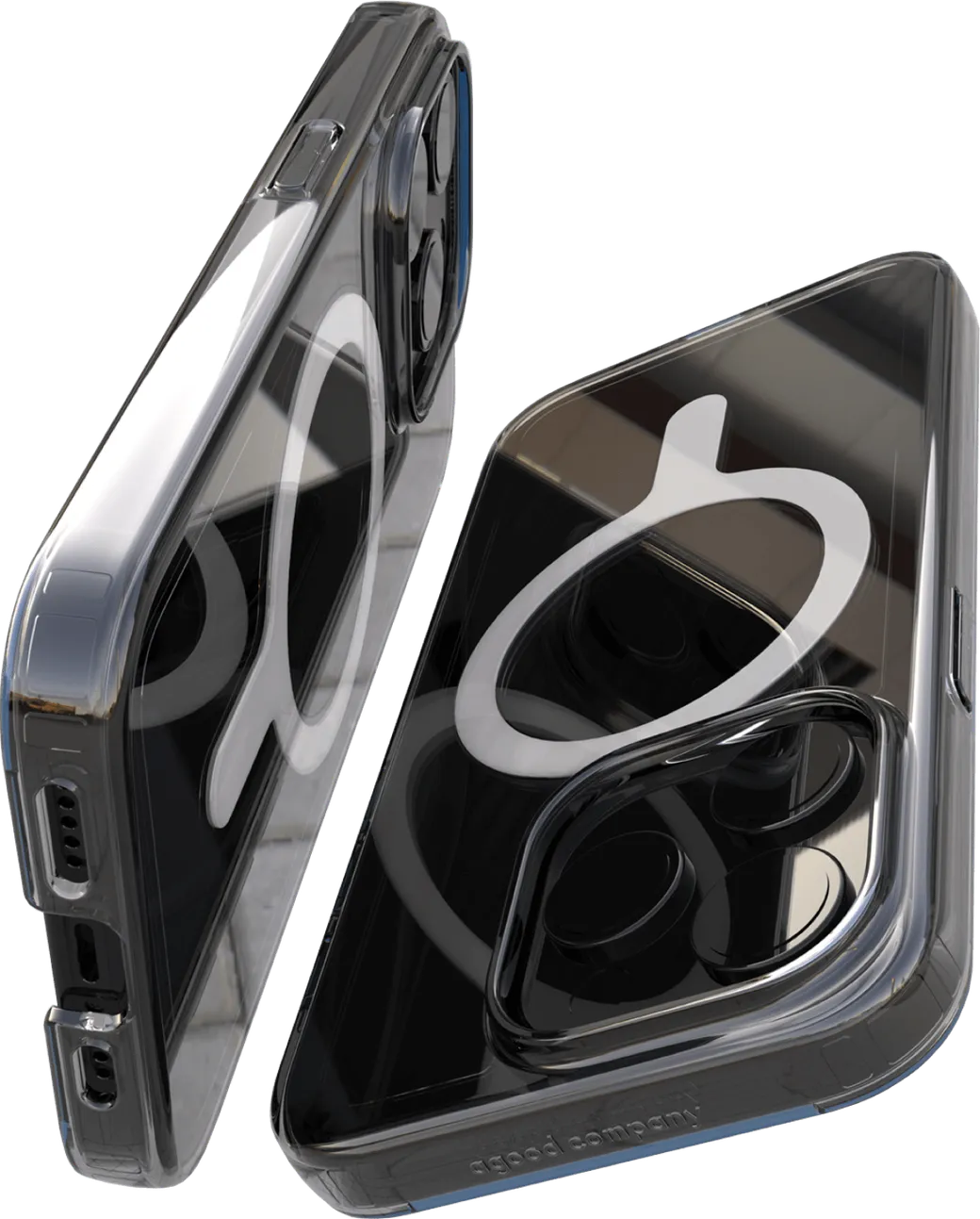 Eine durchsichtige Handyhülle von agood company für das iPhone 15