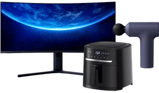 Monitor, Massage Gun und Air Fryer von Xiaomi