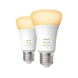 Philips White Ambiance E27 Doppelpack 75W
