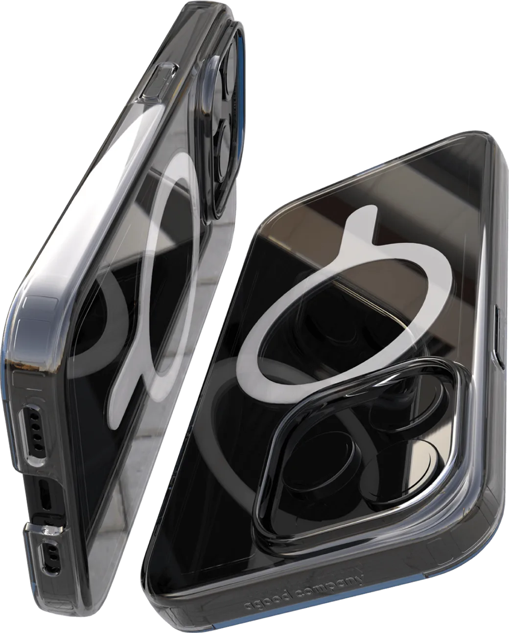 Eine durchsichtige Handyhülle von agood company für das iPhone 15