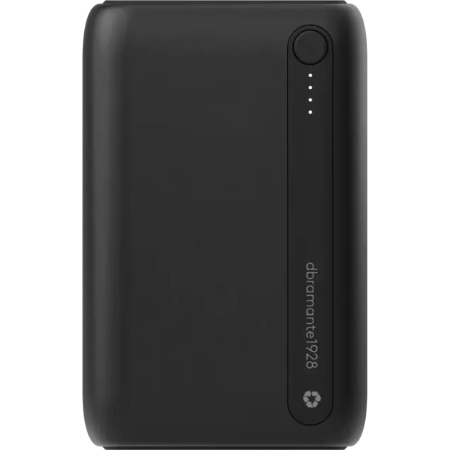 dbramante1928 Power Bank Re-charge 10.000 mAh Black