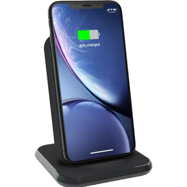 Zens Aluminium Stand Fast Wireless Charger incl. 18 W USB PD Schwarz