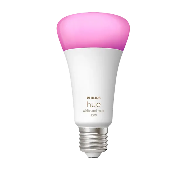 Philips Hue White & Col. Amb. E27 Einzelpack 100W Weiß