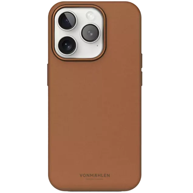 Vonmählen Like Leather Case iPhone 16 Pro Brown